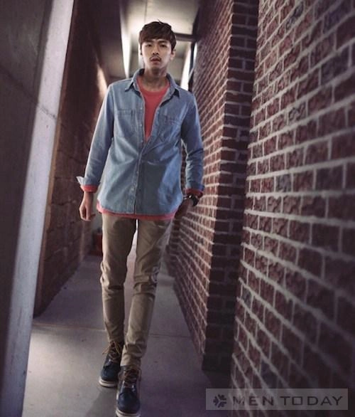 Sơ mi denim lịch lãm phong cách cho quý ông