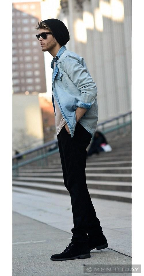 Street style năng động của bạn trai toàn thế giới