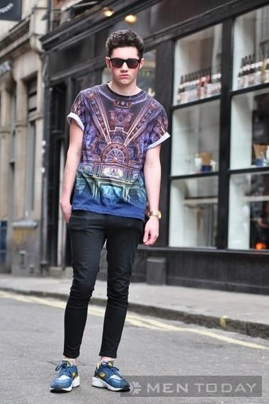 Street style năng động của bạn trai toàn thế giới