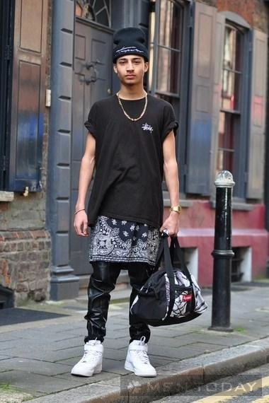 Street style năng động của bạn trai toàn thế giới
