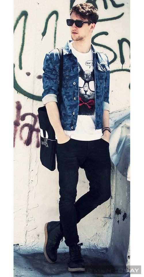 Street style năng động của bạn trai toàn thế giới