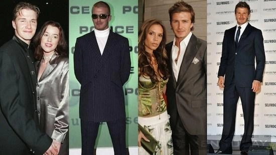 Thời trang trong suốt sự nghiệp của david beckham