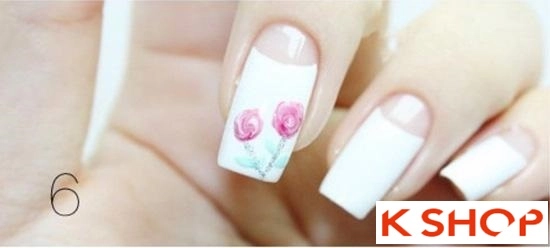 3 cách vẽ móng tay họa tiết hoa đơn giản