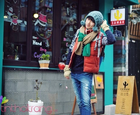 99 áo khoác phao nam gile cho ngày đông của chàng thêm ấm áp