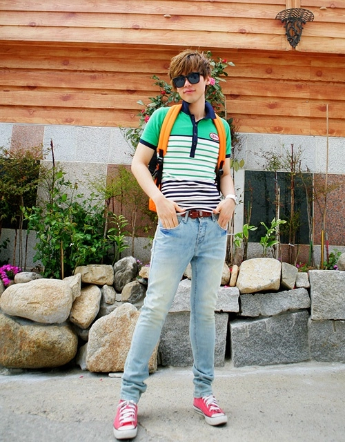 Hướng dẫn phối áo thun pull nam với quần short sành điệu