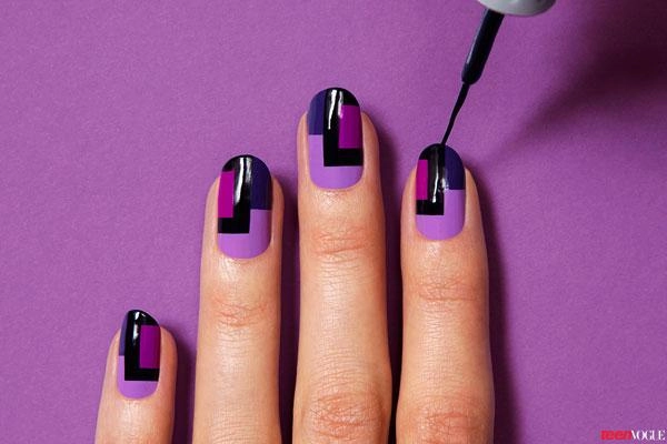 Vẽ nail họa tiết retro đẹp cá tính ấn tượng cho bạn gái