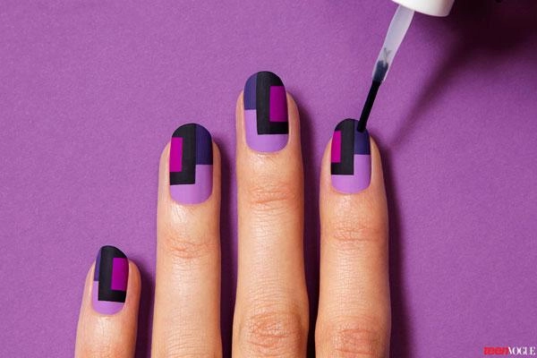 Vẽ nail họa tiết retro đẹp cá tính ấn tượng cho bạn gái