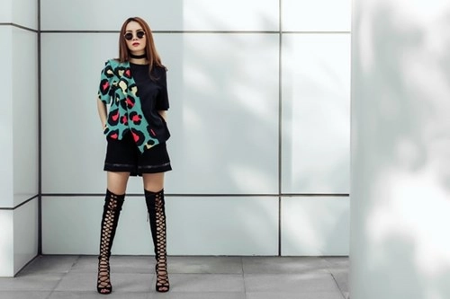 Xuống phố cá tính đa phong cách cùng yến trang