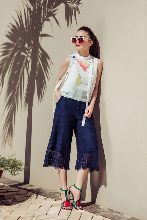 Xuống phố cá tính đa phong cách cùng yến trang