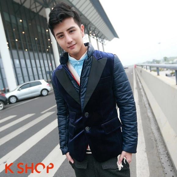 Áo khoác dạ nam hàn quốc cho chàng chuẩn men
