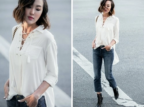 Những kiểu sơ mi tuyệt vời dành cho con gái mùa hè này