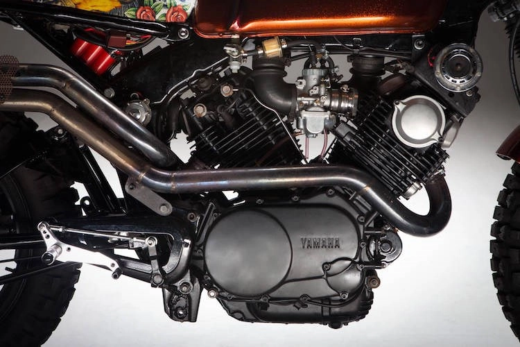 Hình ảnh yamaha virago 750 độ scrambler đậm chất nam mỹ