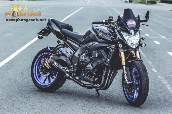 Cảm nhận về chiếc yamaha fz8 độ khủng với chi phí 250 triệu của biker sài gòn