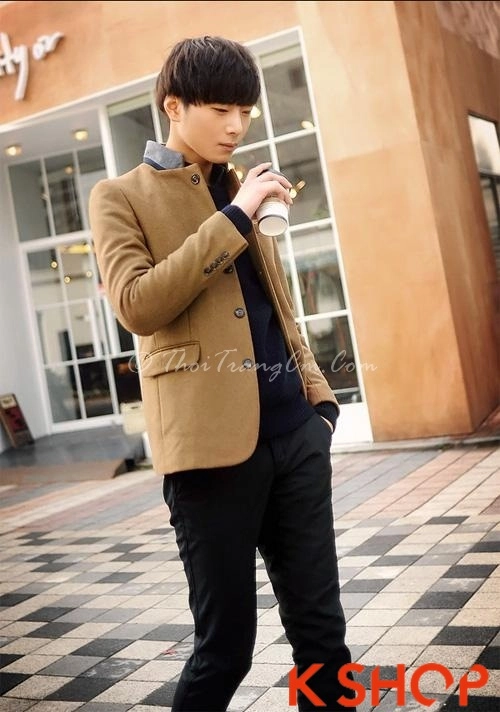 Tổng hợp áo khoác nam măng tô dạ chàng lịch lãm nơi công sở