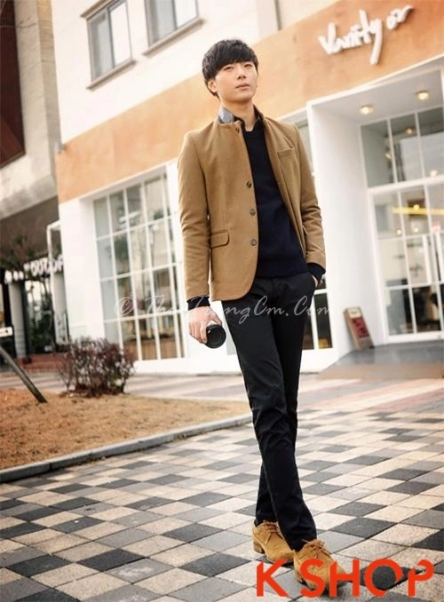 Tổng hợp áo khoác nam măng tô dạ chàng lịch lãm nơi công sở