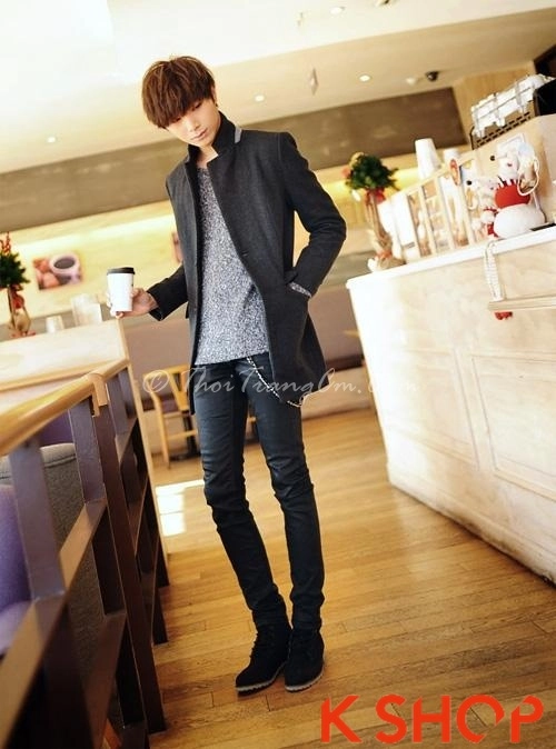 Tổng hợp áo khoác nam măng tô dạ chàng lịch lãm nơi công sở