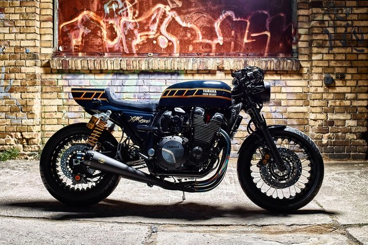 Yamaha xjr1300 siêu ngầu với phiên bản cafe racer iron heart