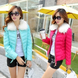 Áo khoác phao nữ cổ lông đẹp cho bạn gái