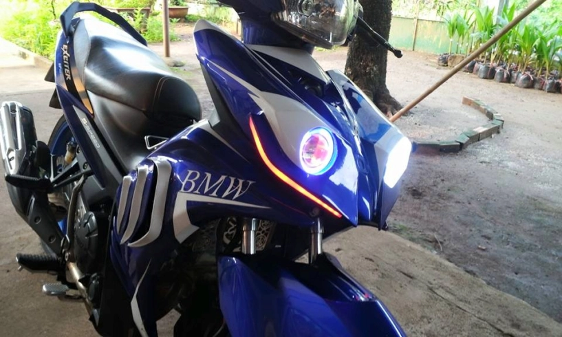 Exciter chế mũ hầm hố từ ý tưởng bmw s1000rr