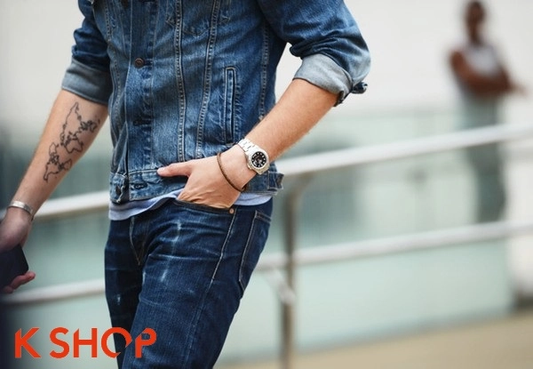 Áo khoác nam denim đẹp thể hiện phong cách phái mạnh