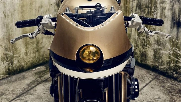 Hình ảnh cực chất của yamaha xjr1300 hầm hố với phong cách cafe racer