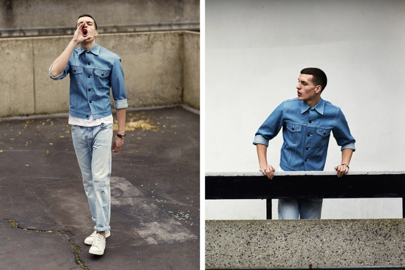 20 áo khoác nam đẹp phong cách denim on denim cho chàng đầy cá tính
