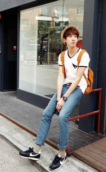 Áo thun pull nam đẹp phong cách hàn quốc cho chàng lãng tử