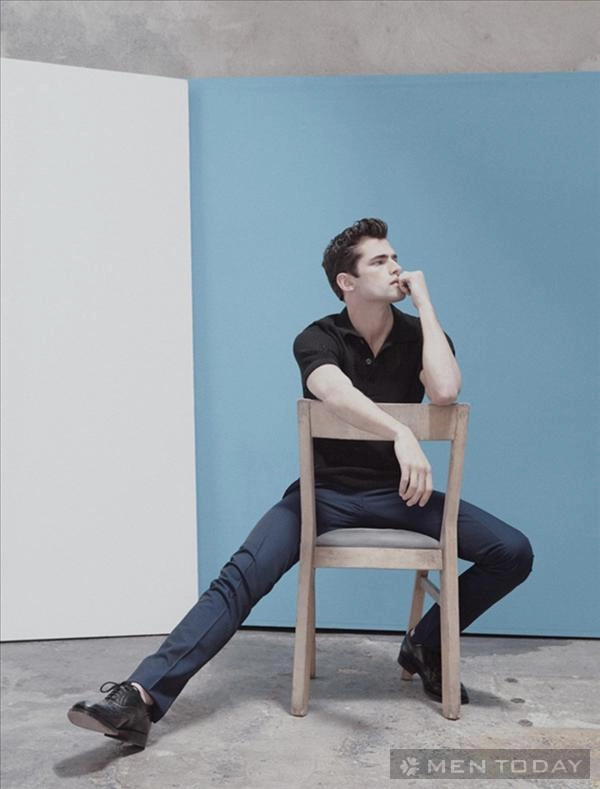 Nam mẫu sean opry đơn giản trên elle man mexico