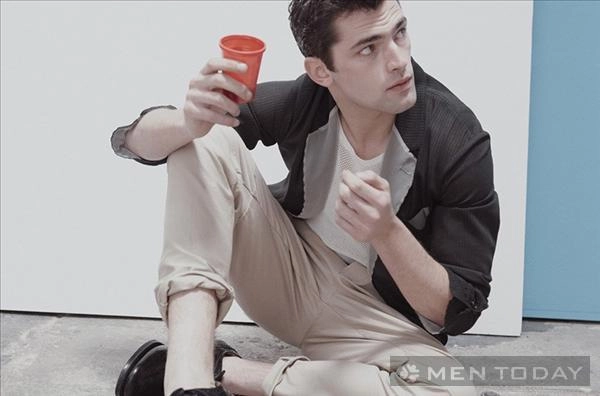 Nam mẫu sean opry đơn giản trên elle man mexico