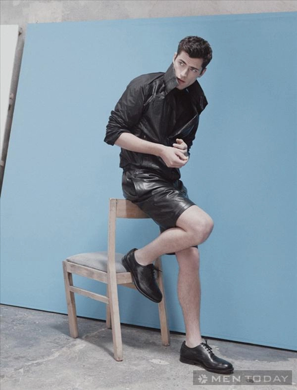 Nam mẫu sean opry đơn giản trên elle man mexico