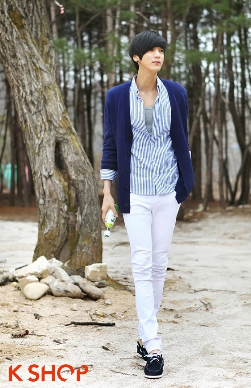 Áo khoác len cardigan nam hàn quốc đẹp ấm áp không lạnh