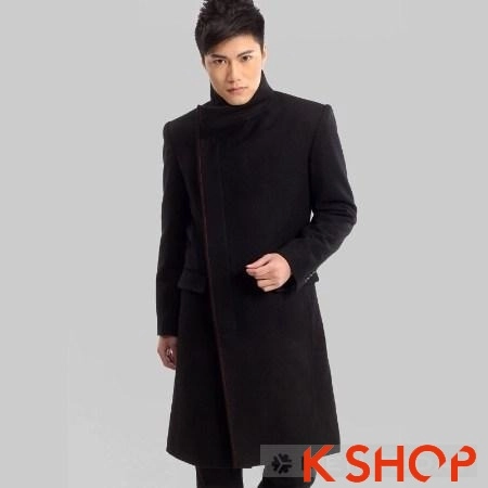 Áo khoác nam măng tô đẹp thu đông ấm áp lịch lãm