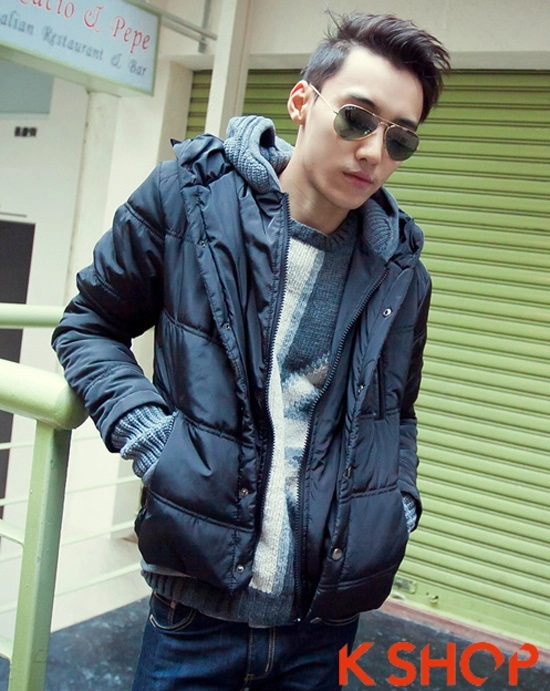 Bst áo khoác phao nam đẹp kiểu hàn quốc ấm áp trong giá lạnh