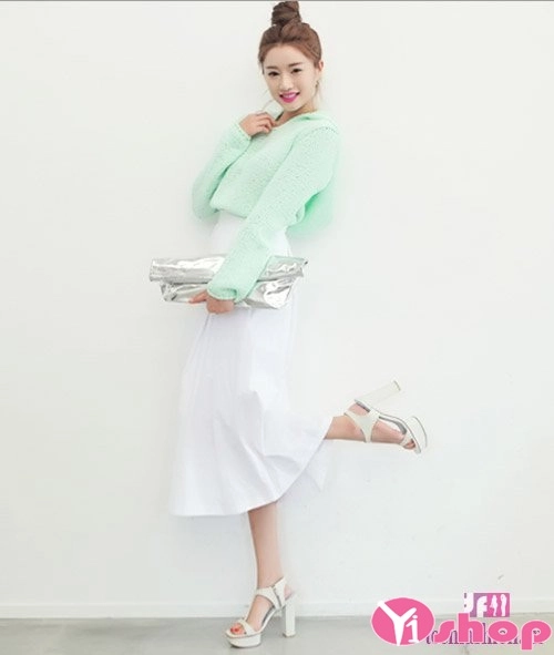 Bst chân váy đầm midi dài đẹp hàn quốc cho nàng duyên dáng