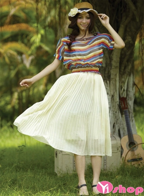 Bst váy đầm maxi dáng dài đẹp lãng mạn ngọt ngào