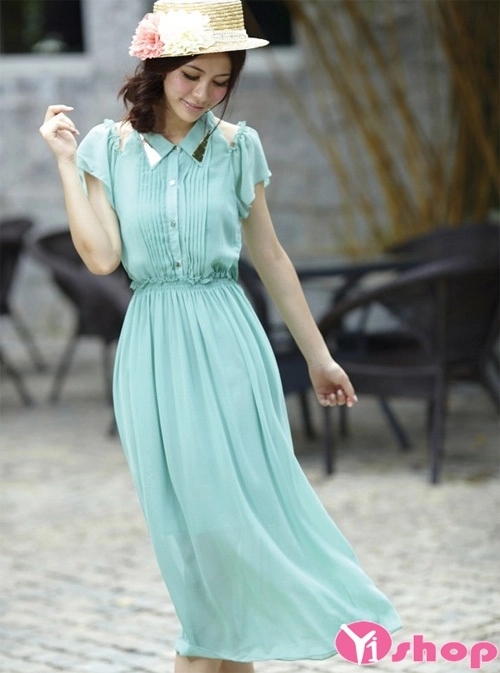 Bst váy đầm maxi dáng dài đẹp lãng mạn ngọt ngào