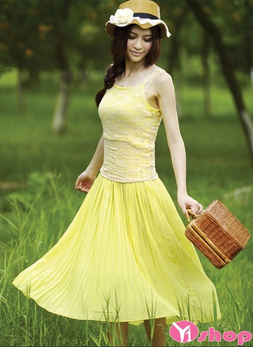 Bst váy đầm maxi dáng dài đẹp lãng mạn ngọt ngào