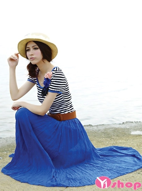 Bst váy đầm maxi dáng dài đẹp lãng mạn ngọt ngào