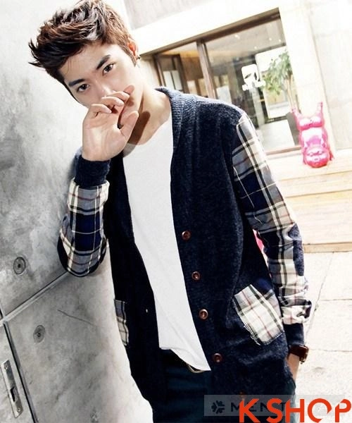 Những mẫu áo khoác cardigan nam cổ bẻ đẹp ấm áp thanh lịch