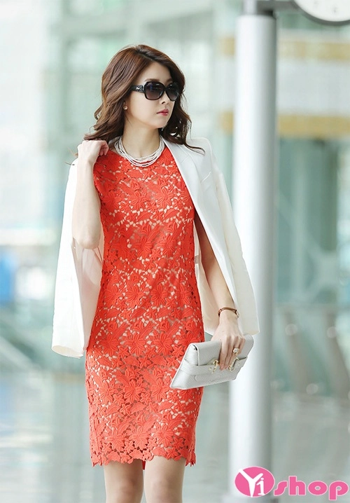 Váy đầm dáng suông đẹp hàn quốc cho nàng công sở thanh lịch