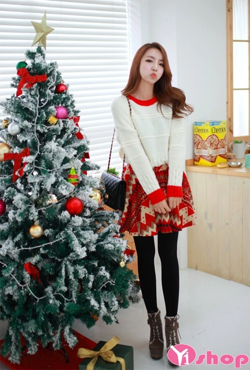 Váy đầm dáng xòe đẹp hàn quốc đáng yêu như sao hàn cho các nàng