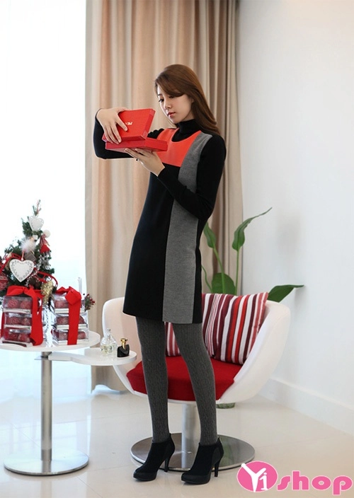 Váy đầm dáng xòe đẹp hàn quốc đáng yêu như sao hàn cho các nàng