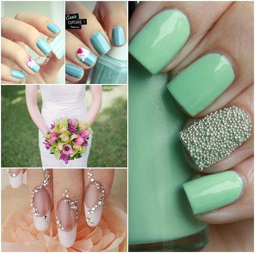 14 kiểu nail móng tay màu pastel nhẹ nhàng