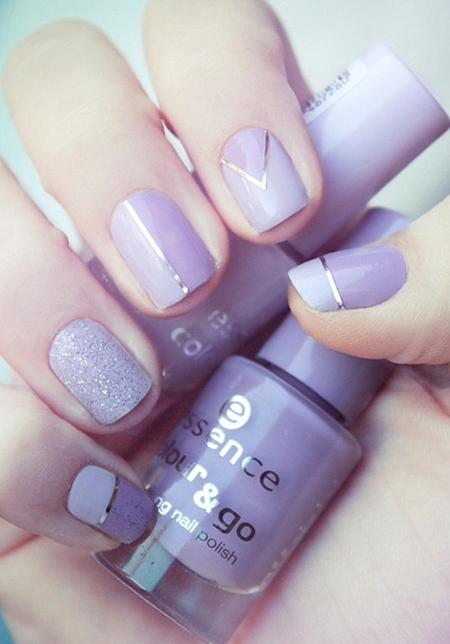 14 kiểu nail móng tay màu pastel nhẹ nhàng