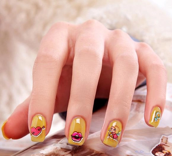 15 mẫu móng tay nail hoạt hình đẹp dễ thương cho bạn gái cá tính