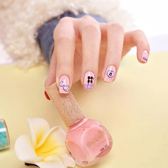 15 mẫu móng tay nail hoạt hình đẹp dễ thương cho bạn gái cá tính