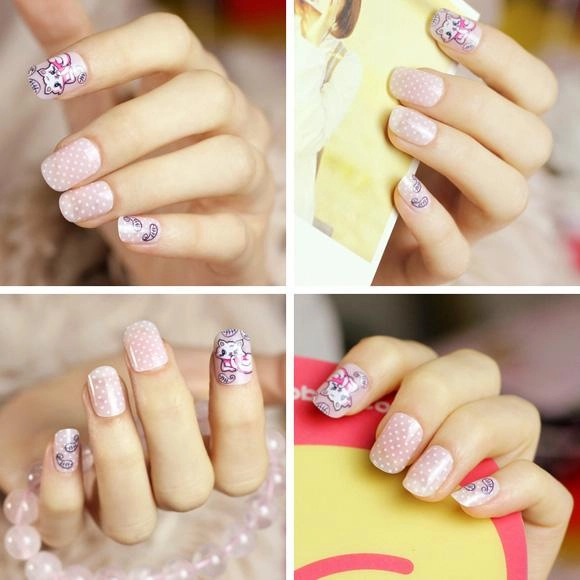 15 mẫu móng tay nail hoạt hình đẹp dễ thương cho bạn gái cá tính