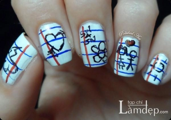 19 mẫu móng tay nail đẹp họa tiết ngẫu hứng ấn tượng cho nàng dạo phố tự tin