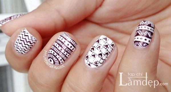 19 mẫu móng tay nail đẹp họa tiết ngẫu hứng ấn tượng cho nàng dạo phố tự tin