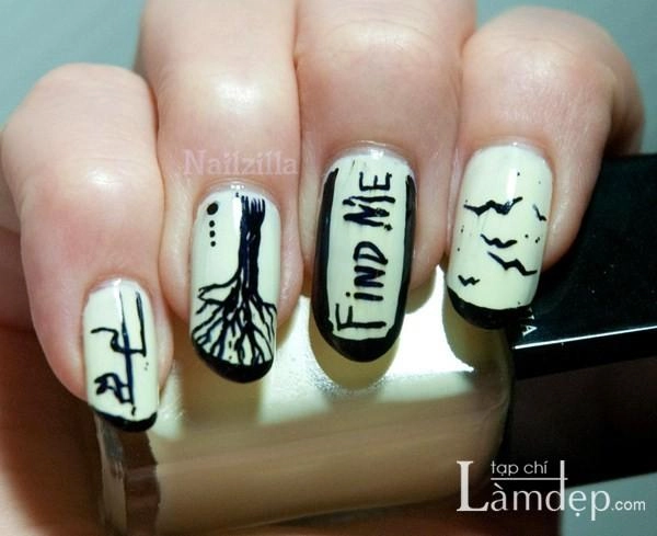 19 mẫu móng tay nail đẹp họa tiết ngẫu hứng ấn tượng cho nàng dạo phố tự tin